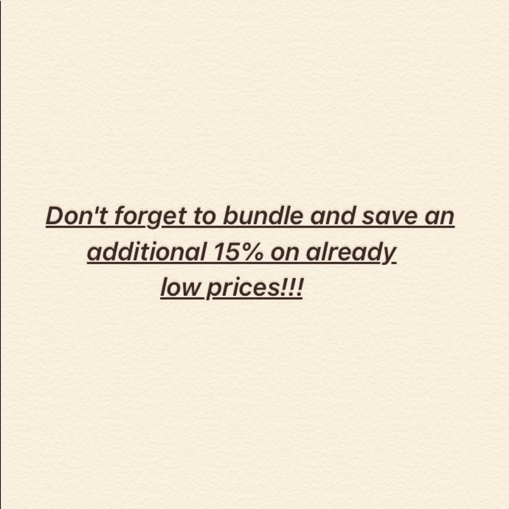 You want it, I don't. Bundle to save 15%!!!